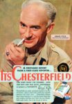 1944 Ernie Pyle, World-Famous War Correspondent with Chesterfield