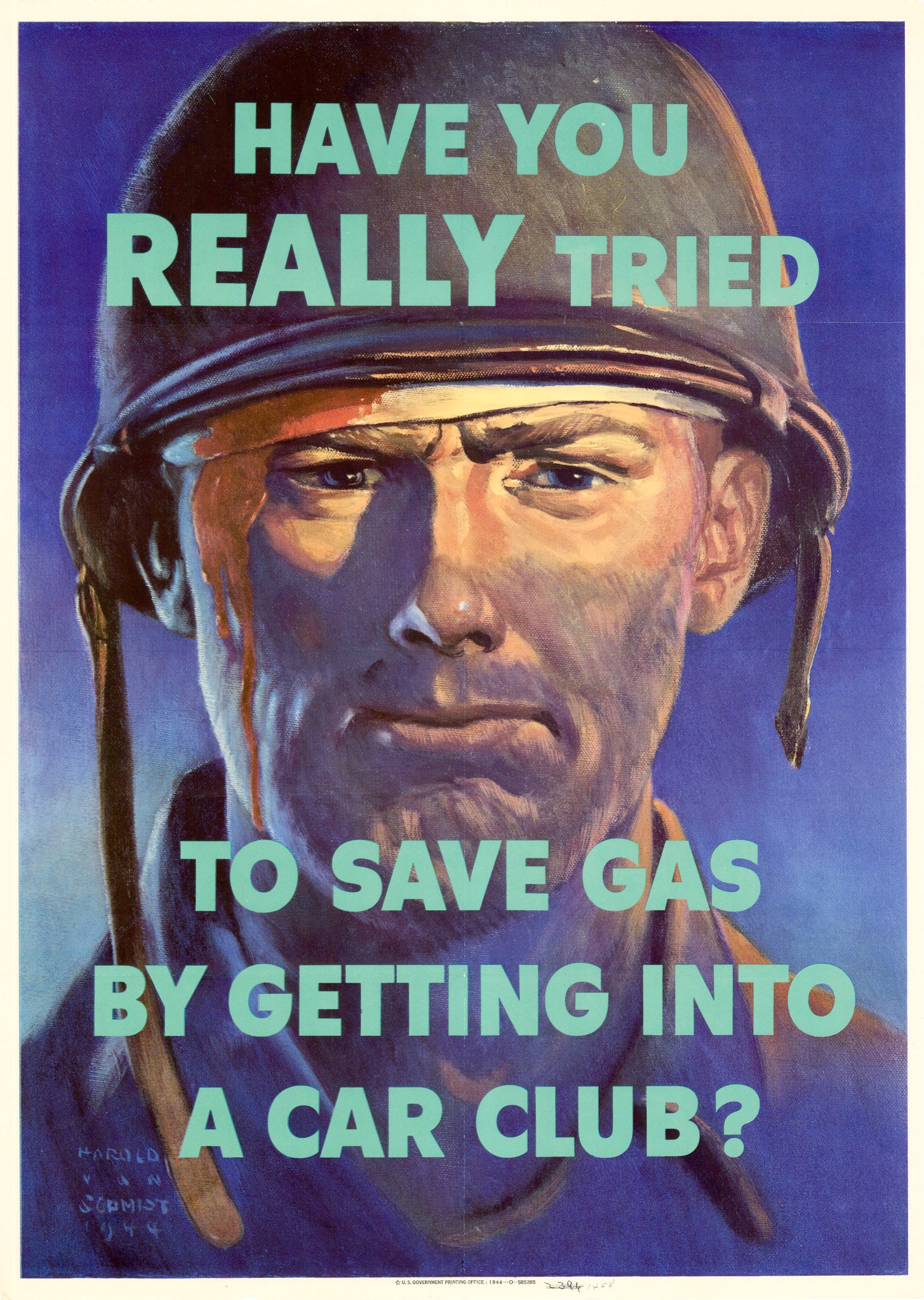 1944 Have You Really Tried To Save Gas By Getting Into A Car Club