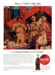 1944 Have a 'Coke' = Kia Ora ... or sealing friendships in New Zealand. Coca-Cola