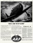 1944 'Okay _ Take 'Er Up Alone' Fly And Fight With The AAF, Army Air Forces, Greatest Team In The World