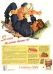 1944 So nice to come home to. Carnation Milk