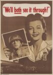 1944 'We'll both see it through!' U.S.Army