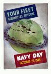 1944 Your Fleet Guarantees Freedom. Navy Day October 27, 1944