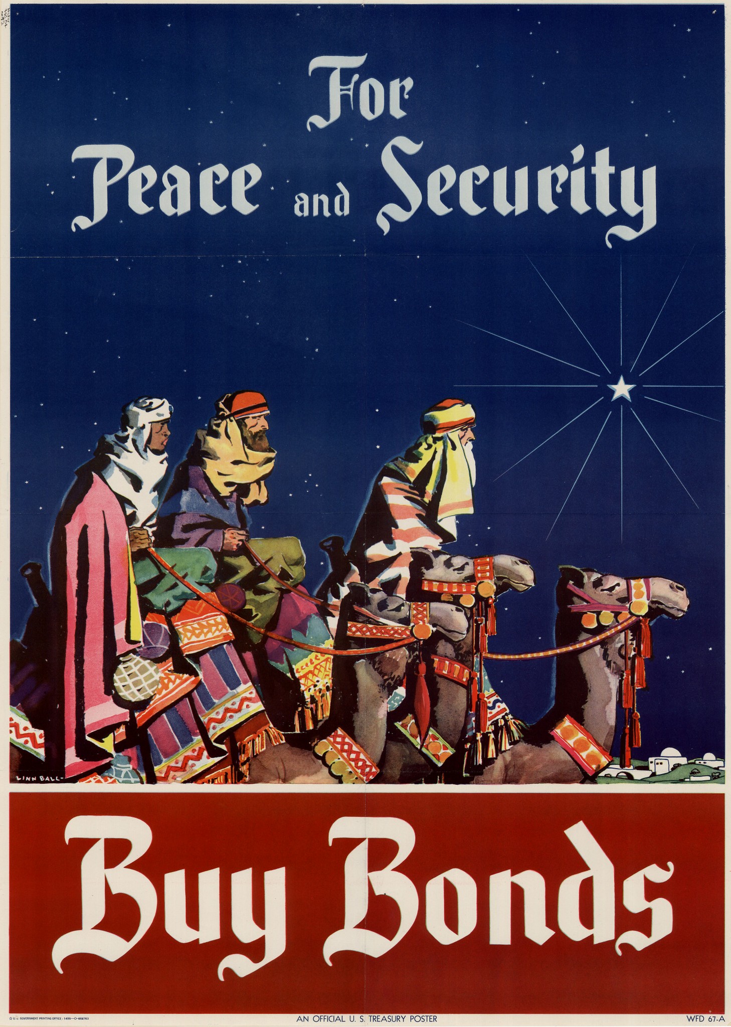 1945 For Peace and Security. Buy Bonds