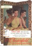 1945 Good Taste From Every Angle Plus Real Mildness And A Cooler Smoke. Chesterfield and Joan McCracken