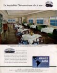 1946 La hospitalidad Norteamericana sale al mar... Grace Line