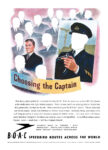 1947 Choosing the Captain. BOAC Speedbird Routes Across The World