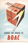 1947 Fly Your Freight Across The World By BOAC
