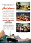 1948 South America. 38 -day Cruises. Moore-McCormack Lines