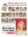 1949 30-Day Mildness Test wins thousands of smokers to Camels!