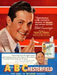 1949 'Chesterfield Is My Cigarette Because It's Milder And Better-Tasting' Robert Cummings