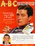 1949 'Chesterfield Satisfies because it's Milder it's My Cigarette' Dennis Morgan