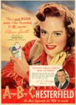 1949 'For a much Milder smoke - I like Chesterfield It's My Cigarette. Alexis Smith