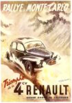 1949 Rallye de Monte-Carlo. Triomphe de la CV 4 Renault