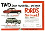 1950 Ford Crestliner & Country Squire. Two Smart New Models - and again Ford's Out Front!
