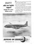 1950 Navy adds new logistic support! Douglas DC-6 enters military service