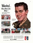 1950 Wanted... More Men Like Mike! U.S. Army