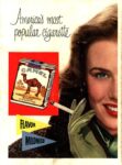 1951 America's most popular cigarette. Camel