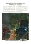 1951 Chevrolet Trucks!. Rain or shine - right on schedule