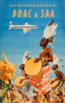 1951 Fly To South Africa By BOAC & SAA