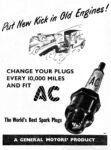 1951 Put New Kick in Old Engines! AC spark plugs