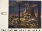 1952 Catalytic Cracking Plant, Stanlow, Cheshire. You Can Be Sure of Shell