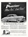1952 Pontiac. More Go! Less Gas!