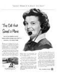 1952 The Call that Saved a Plane. Bell Telephone System