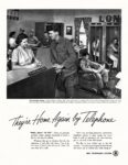 1952 They're Home Again by Telephone. Bell Telephone System