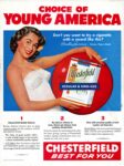 1953 Choice Of Young America. DOn't you want to try a cigarette with a record like this. Rosella Lawrence & Chesterfield