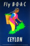 1953 Fly BOAC Ceylon