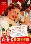 1953 'Smoke my cigarette, Chesterfield, they're Milder... much Milder' Rhonda Fleming