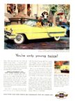 1954 Chevrolet Bel-Air Sport Coupe. You're only young twice!