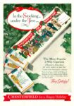 1954 In the Stocking - under the Tree - Chesterfield for a Happy Holiday