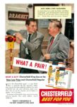 1954 Jack Webb & Ben Alexander. What A Pair! Chesterfield Best For You