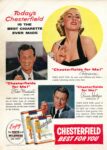 1954 Today's Chesterfield is the Best Cigarette Ever Made! Roxanne, Stan Musial, Russ Hodges