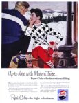 1954 Up to date with Modern Taste... Pepsi-Cola refreshes without filling. Pepsi-Cola - the Light refreshment