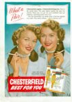 1954 What a Pair! Jean and Joan the Corbett Twins. Chesterfield Best For You