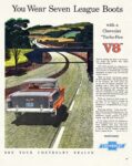 1955 Chevrolet Turbo-Fire V8. You Wear Seven League Boots