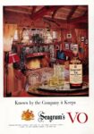 1956 Known by the Company it Keeps. Seagram's VO