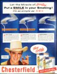 1956 Let the Miracle of AccuRay Put a Smile in your Smoking! It's as simple as ABC. Chesterfield