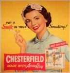 1956 Put A Smile In Your Smoking! Chesterfield Made With Accuray (2)