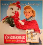 1956 Put A Smile In Your Smoking. Chesterfield Made With Accuray