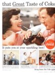 1956 that Great Taste of Coke. It puts you at your sparkling best! Coca-Cola