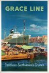 1957 Grace Line. Caribbean, South American Cruises (3)
