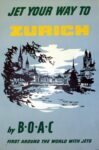 1957 Jet Your Way To Zurich by BOAC