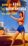 1958 Book By BOAC To South America Via New York