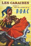 1958 Les Caraïbes Allez-Y Par Les Avions De La BOAC