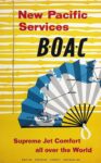 1958 New Pacific Services BOAC Supreme Jet Comfort all over the World