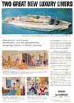 1958 Two Great New Luxury Liners. SS Brasil and SS Argentina. Moore-McCormack Lines